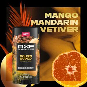 Axe Fine Fragrance Collection Men's Deodorant Stick, Golden Mango, 2.6 o…